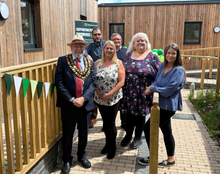 Eco-friendly lodges opened by the Mayor of Swindon